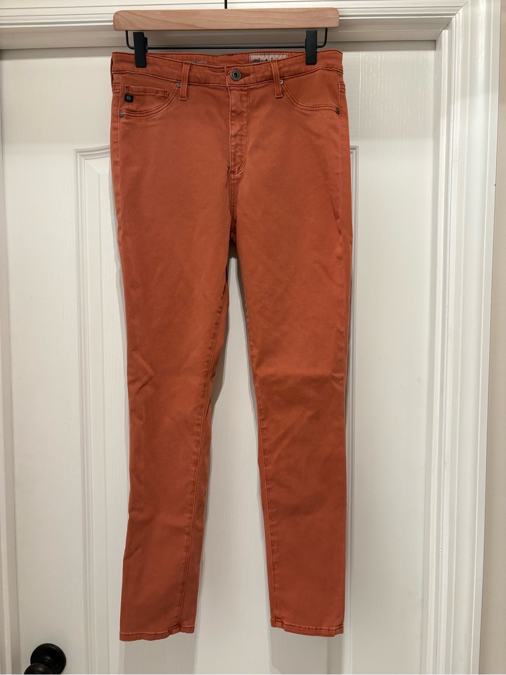 Women’s Anthropologie AG The Abbey Sateen High-Rise Skinny Ankle Jeans size 28R